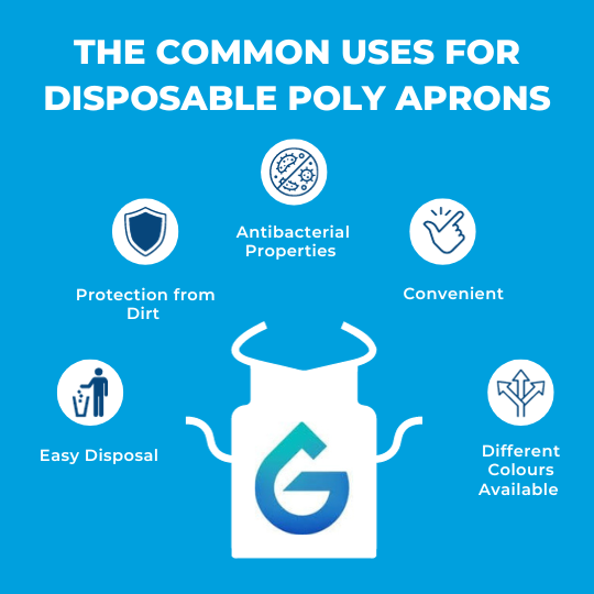 What Are The Common Uses For Disposable Poly Aprons?