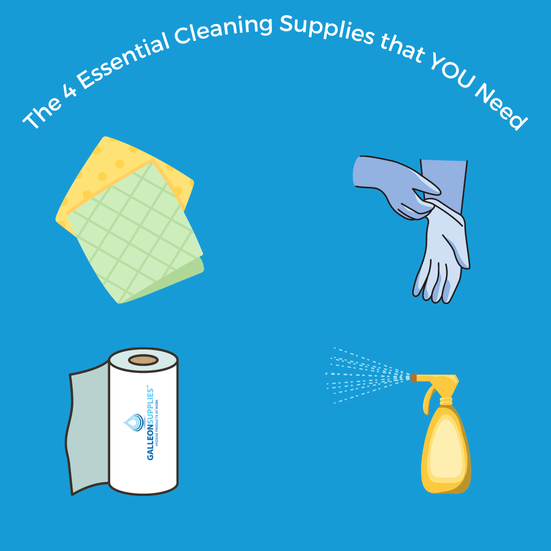 Essential Cleaning Products Checklist – 4 Basics
