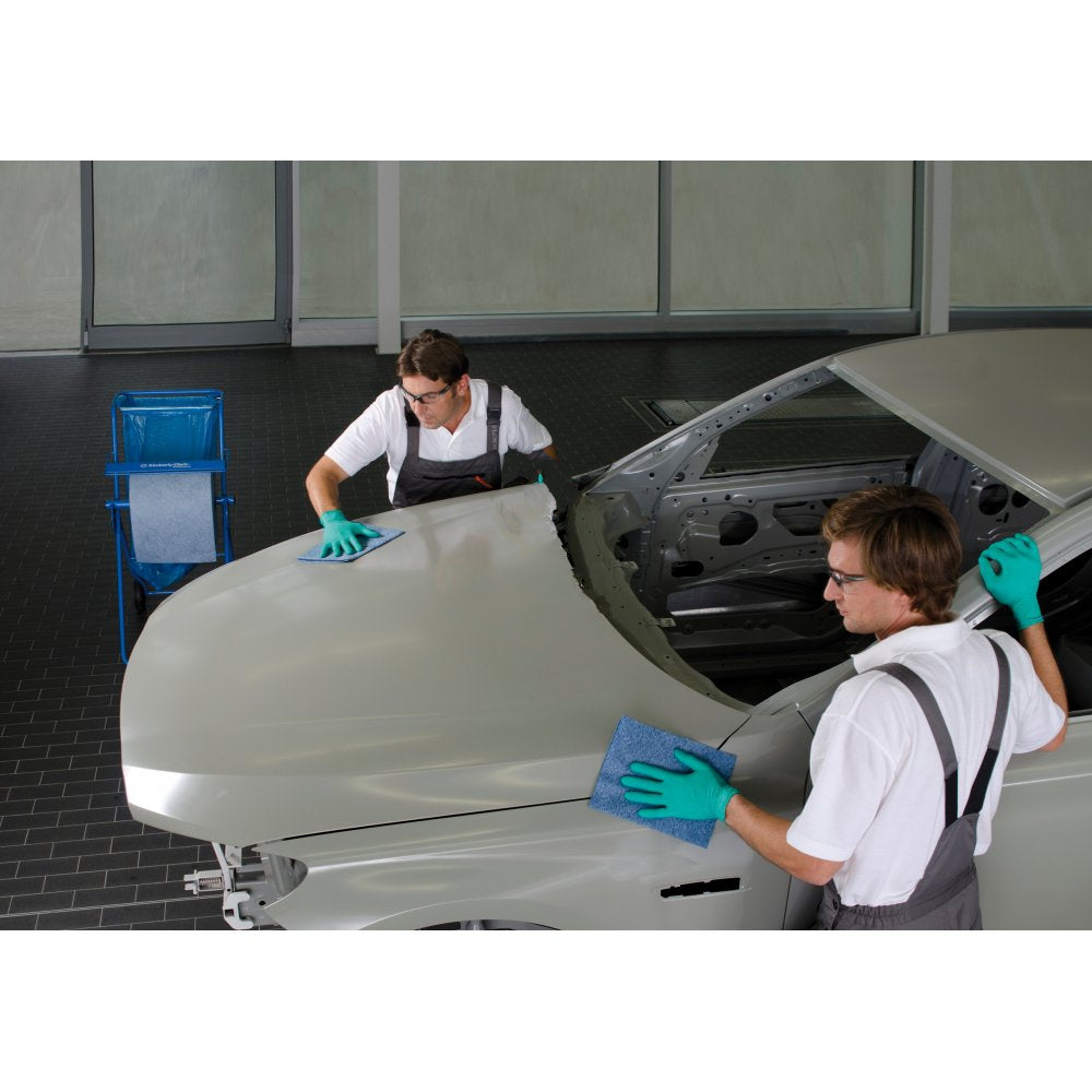 Workshop Wiper Roll Stand On Wheels