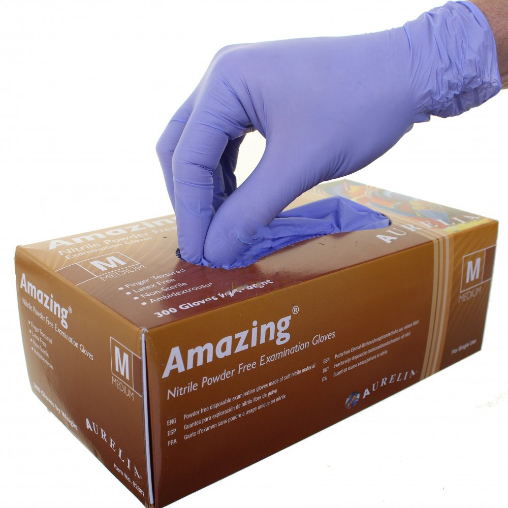Amazing - Purple Nitrile Gloves - Powder Free