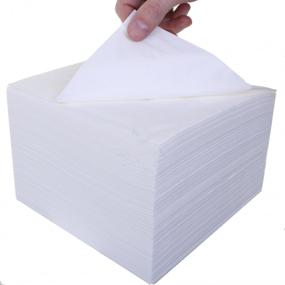 Dinner Napkin - 2 Ply - White - 40cm x 40cm