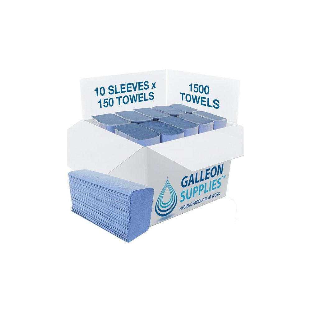 Paper Towels - 2 Ply Blue - Z Fold