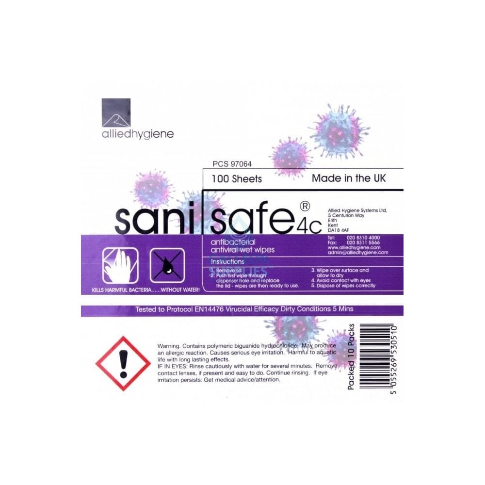 Anti Viral Wipes - Antibacterial Hand and Surface Disinfectant Wipes - Pallet