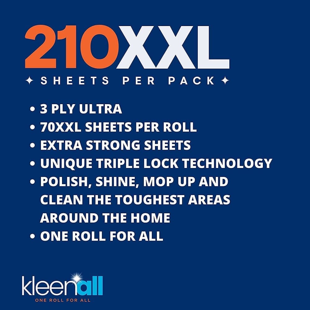 Kleenall Kitchen Rolls - 3 Ply x 12 Rolls