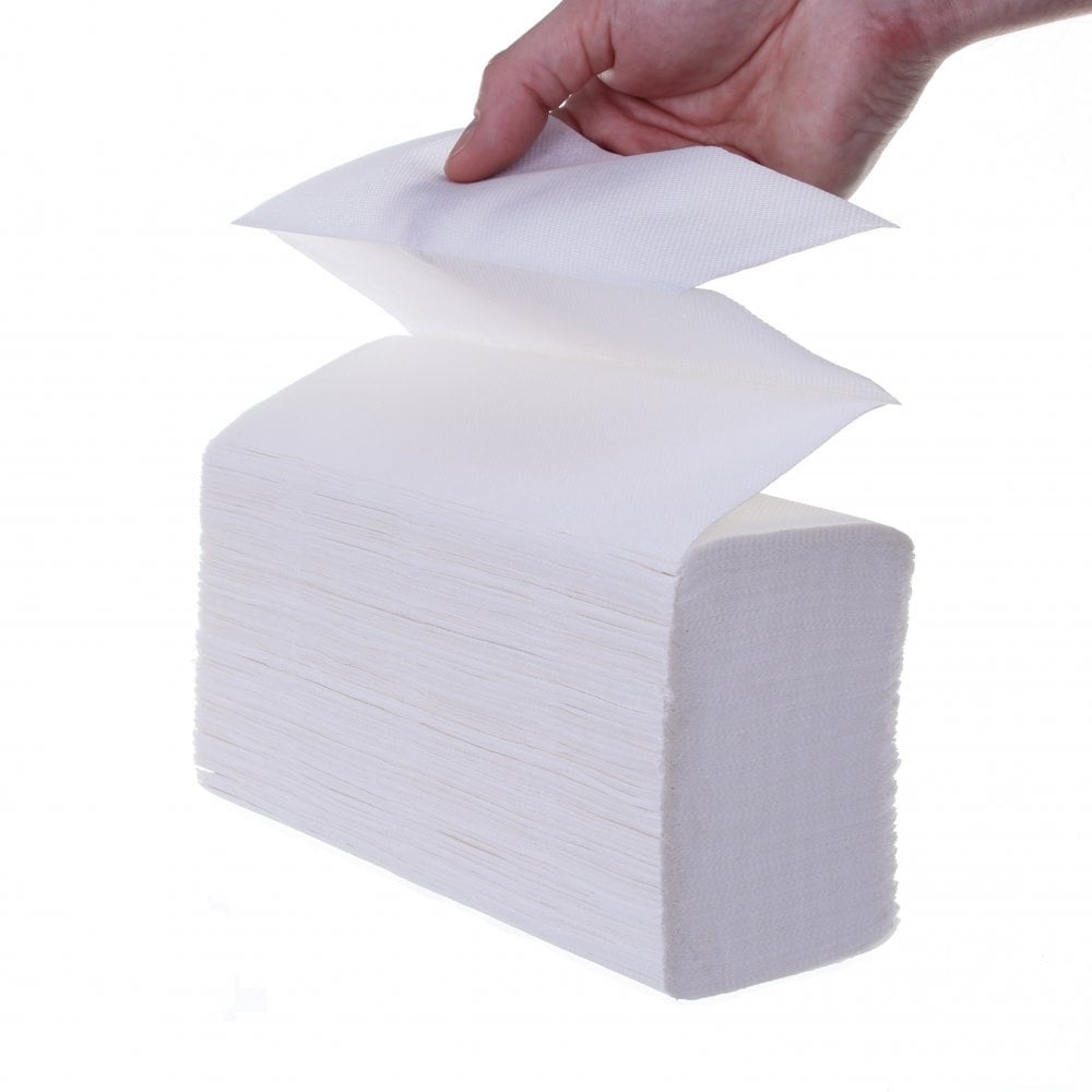 White 2 Ply - Interleaved - Paper Towels - Pallet | 48 Cases