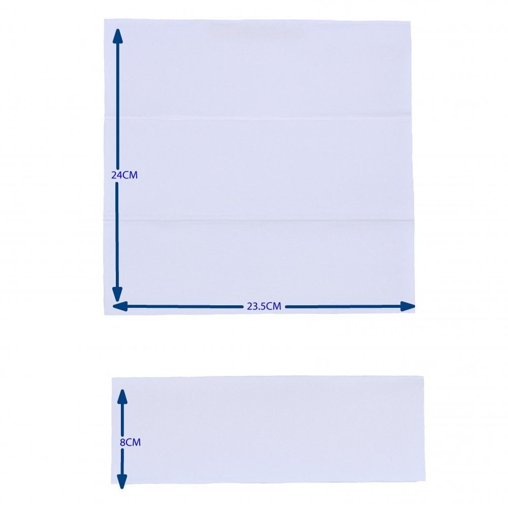 White 2 Ply - Interleaved - Paper Towels - Pallet | 48 Cases