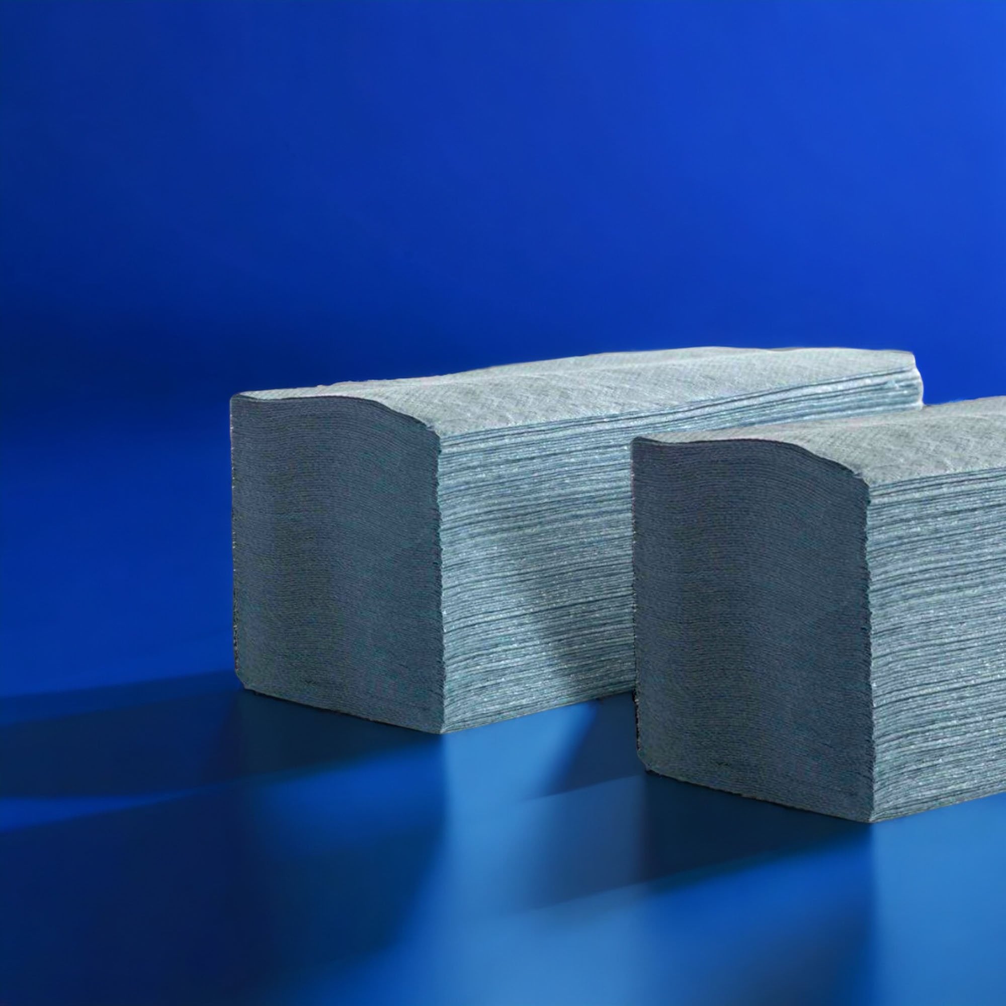 Blue - V-Fold - Paper Hand Towels | 3 Cases