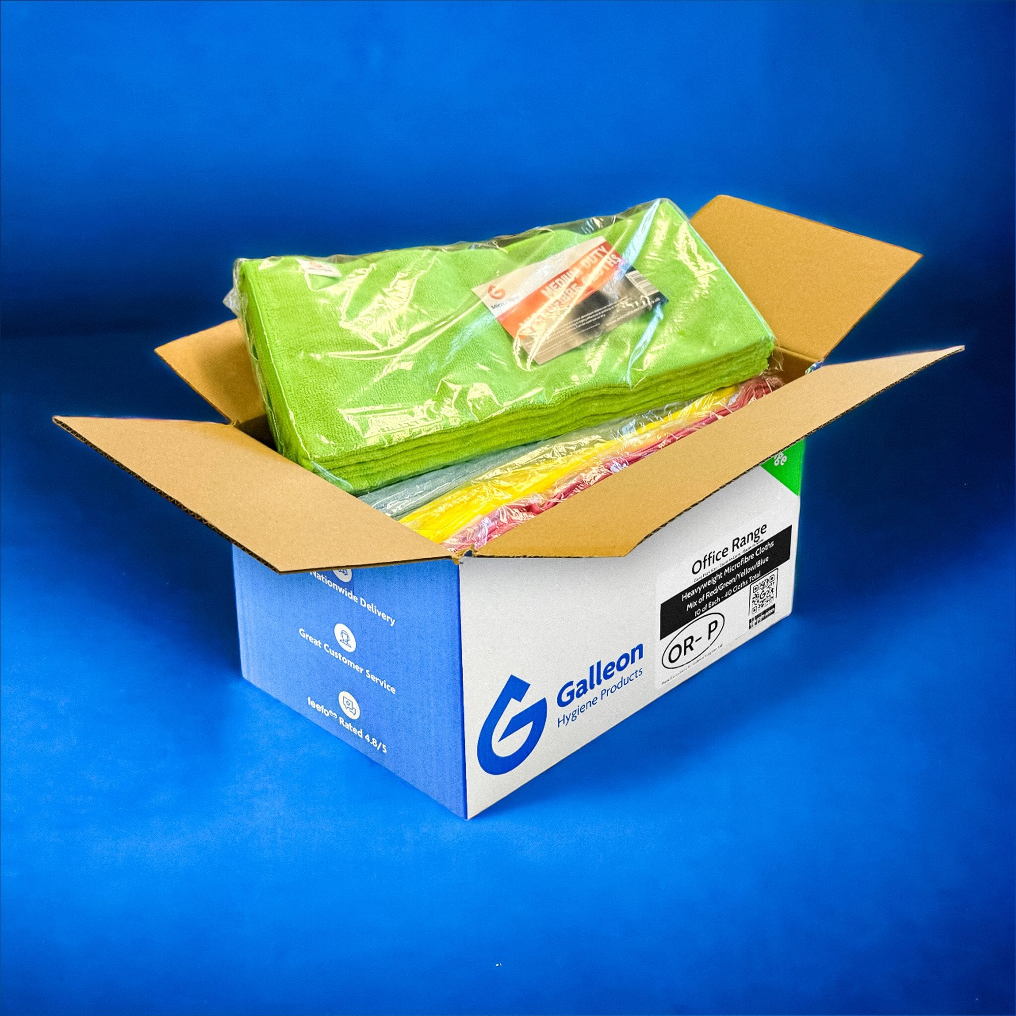 Galleon Mixed Colour Microfibre Cloths