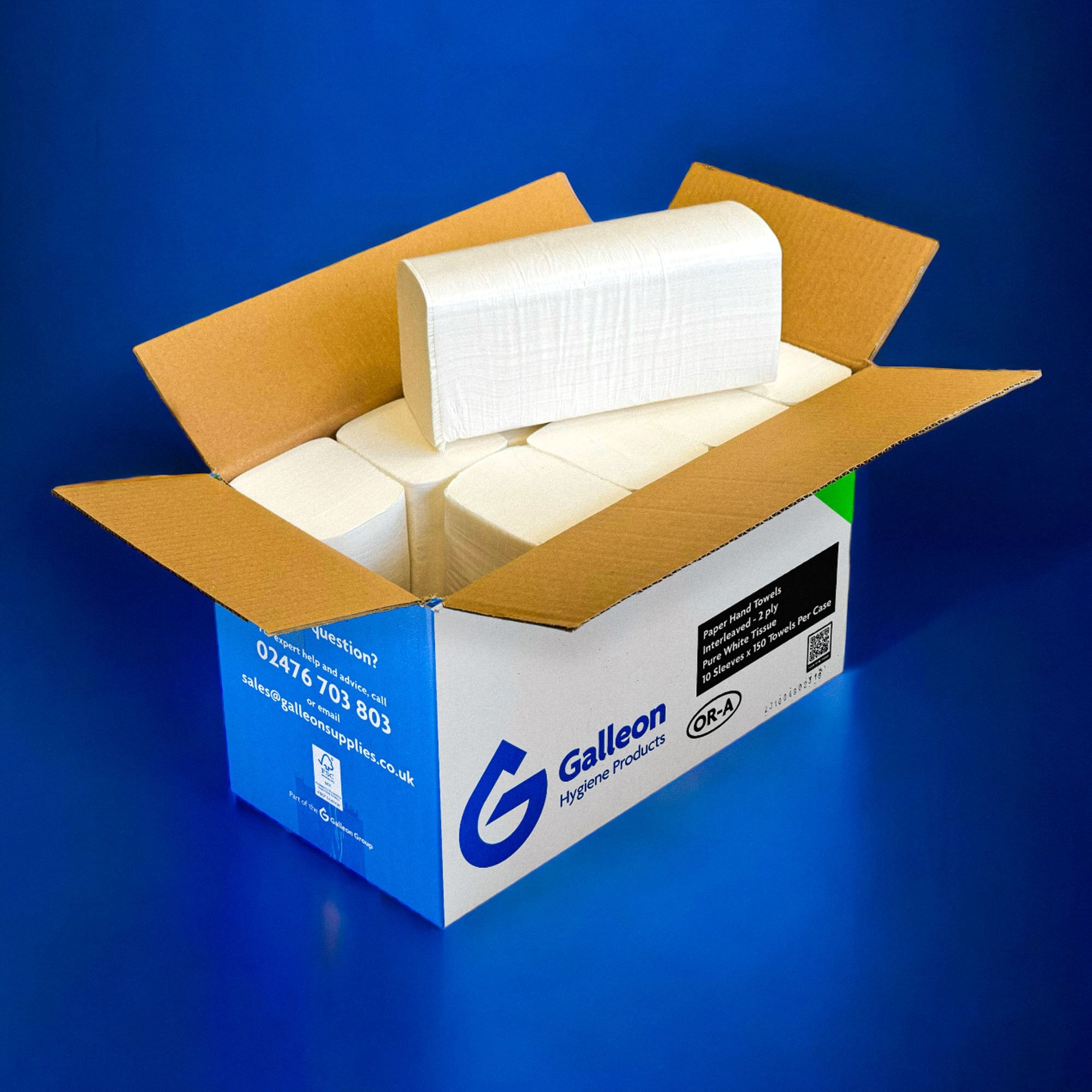 White 2 Ply - Interleaved - Paper Towels - Pallet | 96 Cases