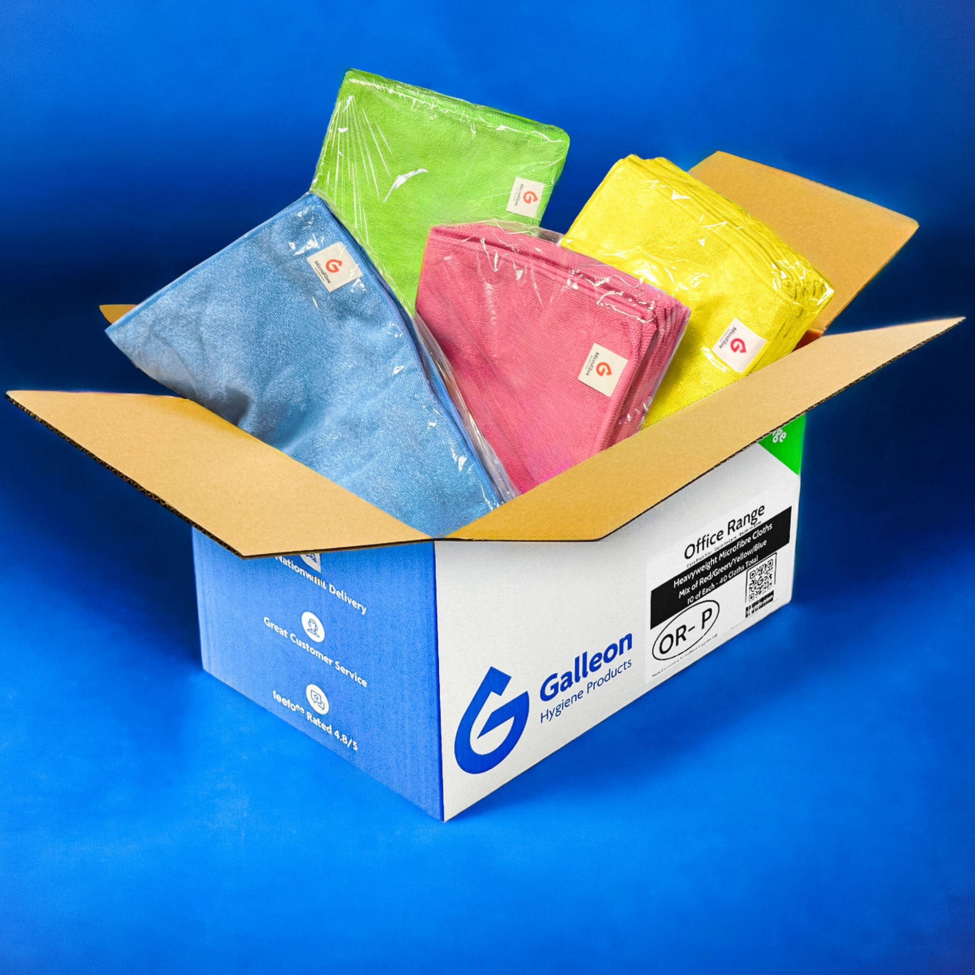 Galleon Mixed Colour Microfibre Cloths