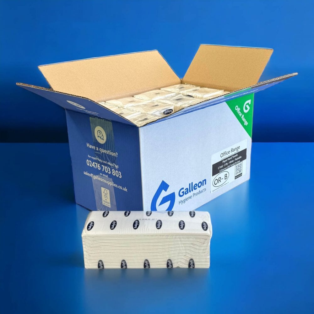 2 Ply - White - C-Fold - Paper Hand Towels