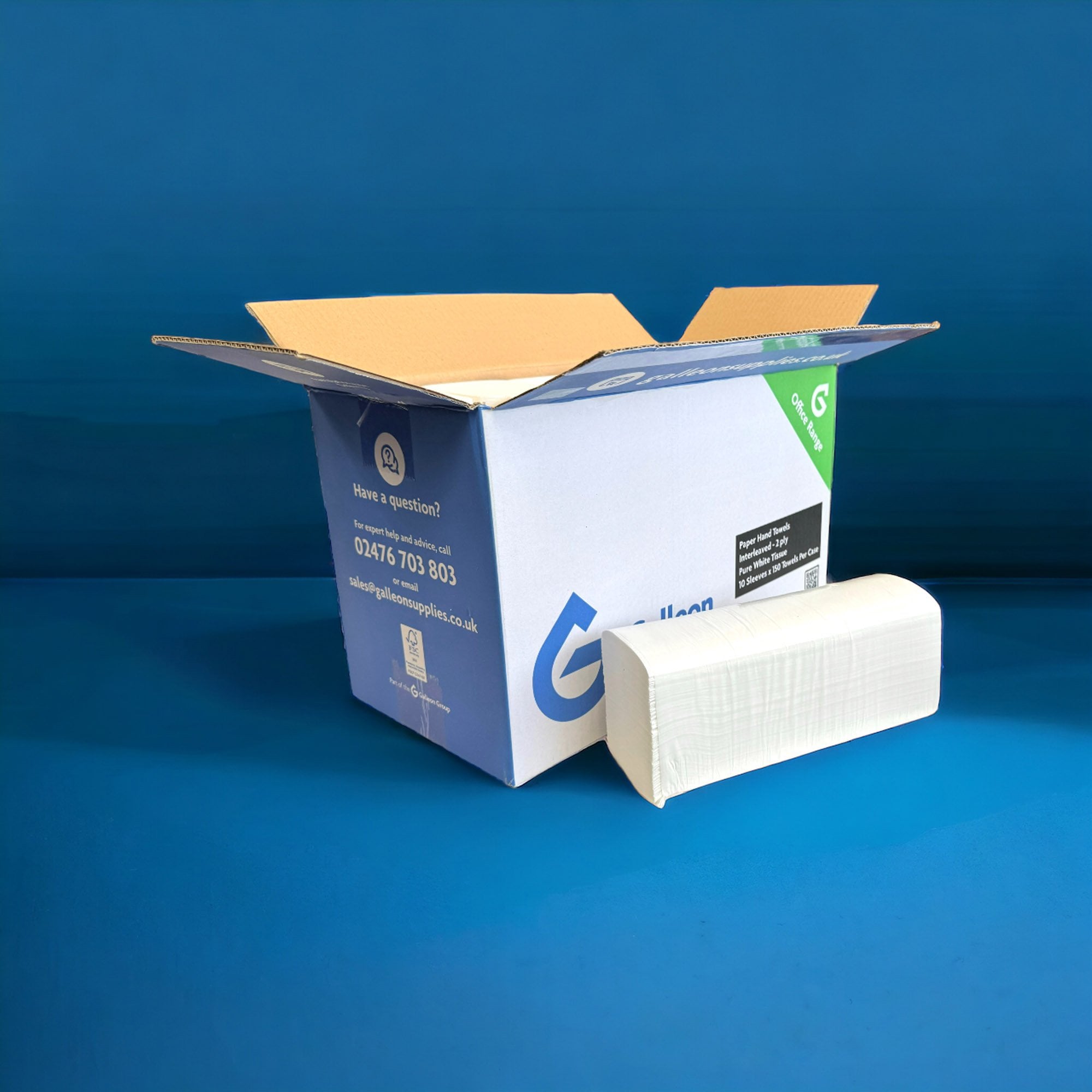 2 Ply - White - Interleaved - Paper Towels