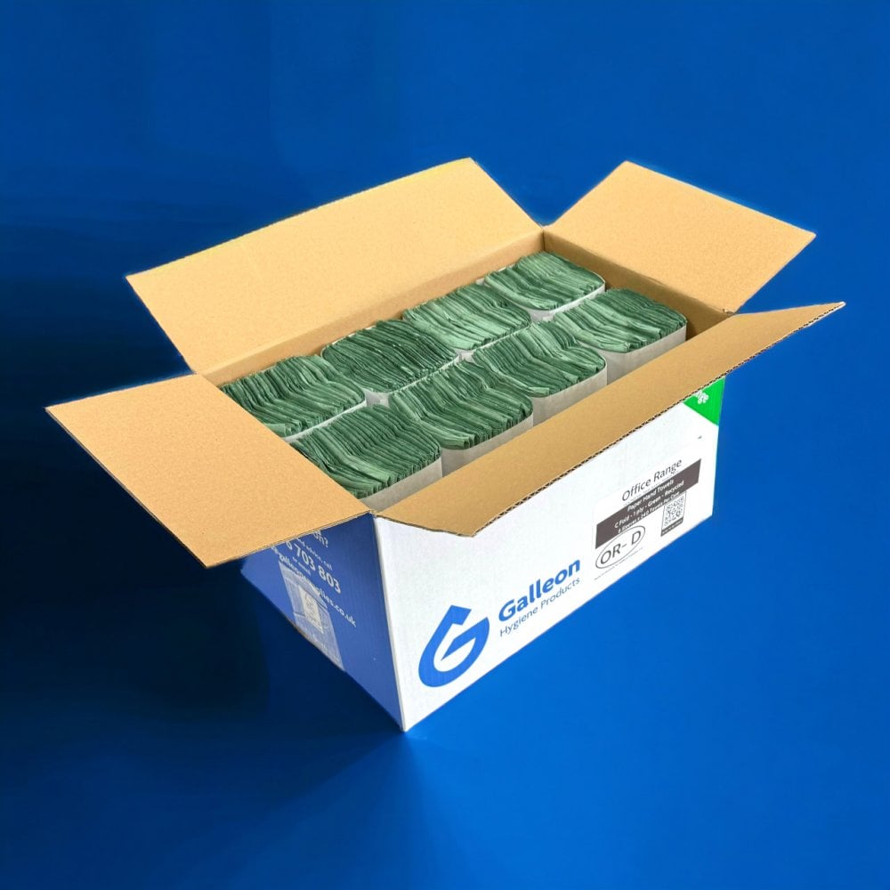 1 Ply - Green - C-Fold - Paper Hand Towels