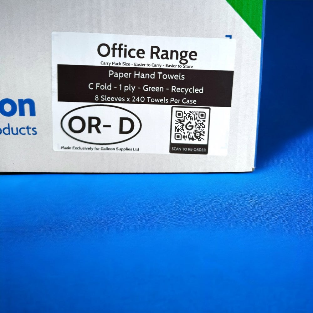 1 Ply - Green - C-Fold - Paper Hand Towels