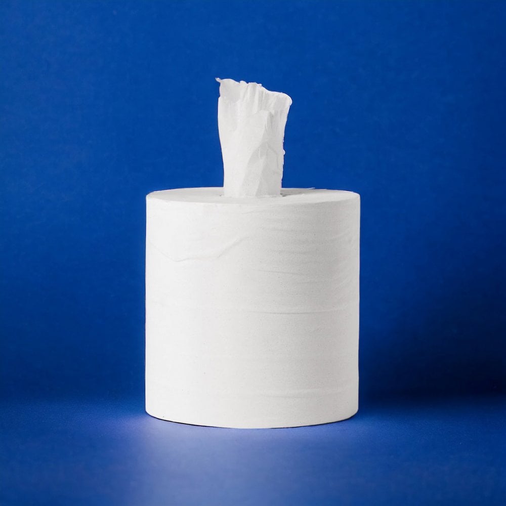 2 Ply White Centrefeed Rolls