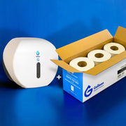 Mini Jumbo Toilet Roll Dispenser Starter Kit