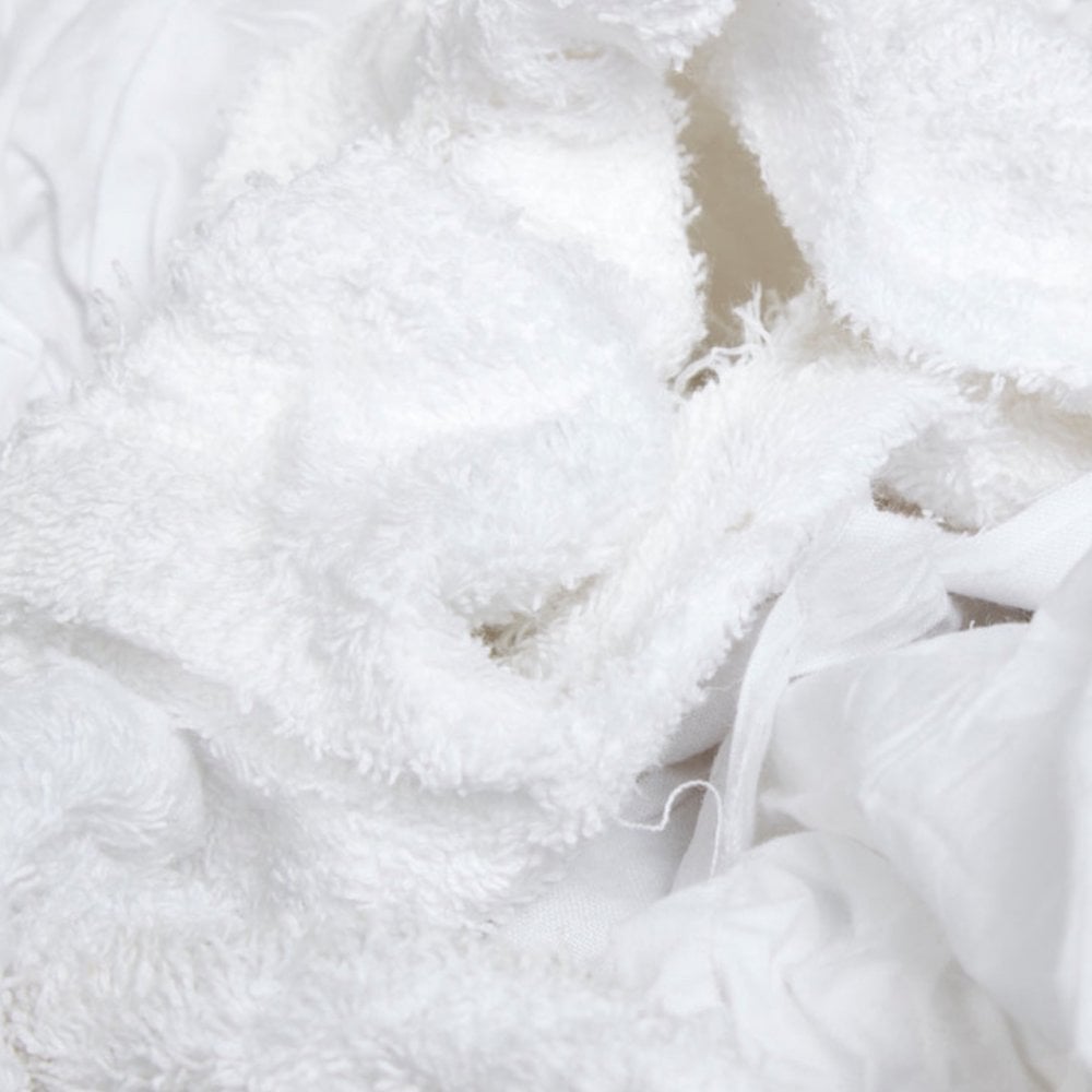 Cleaning Rags - Terry Toweling - White