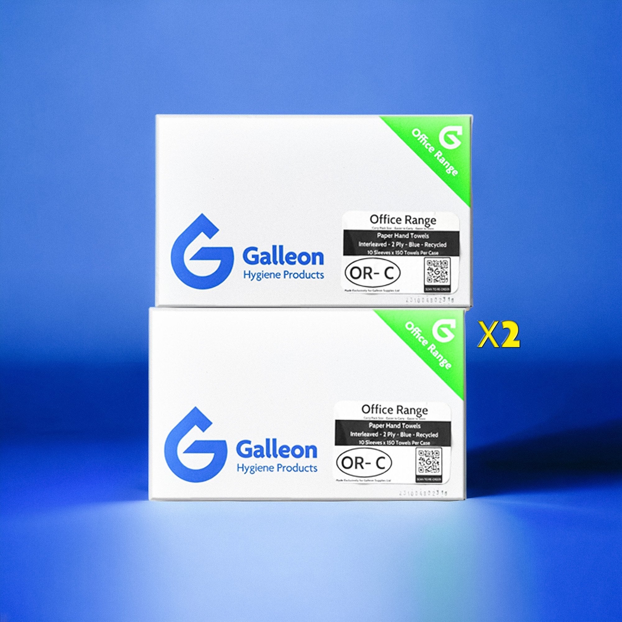 2 Ply - Blue - Interleaved - Paper Towels