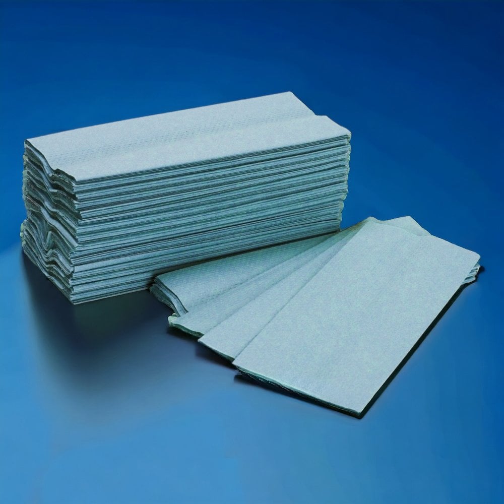 1 Ply - Blue - C-Fold - Paper Hand Towels | 4 Cases