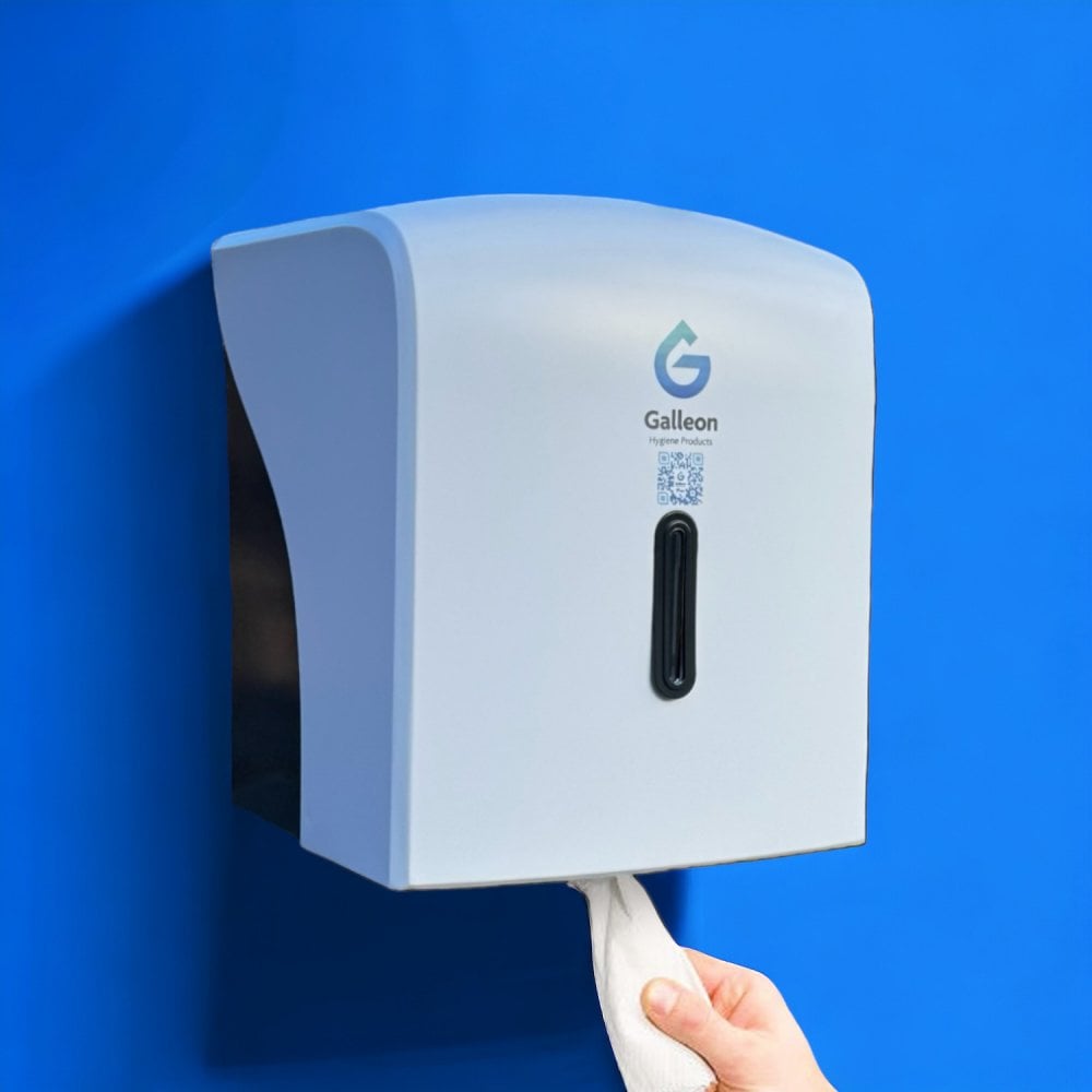 Embossed 2 Ply White Centrefeed Rolls