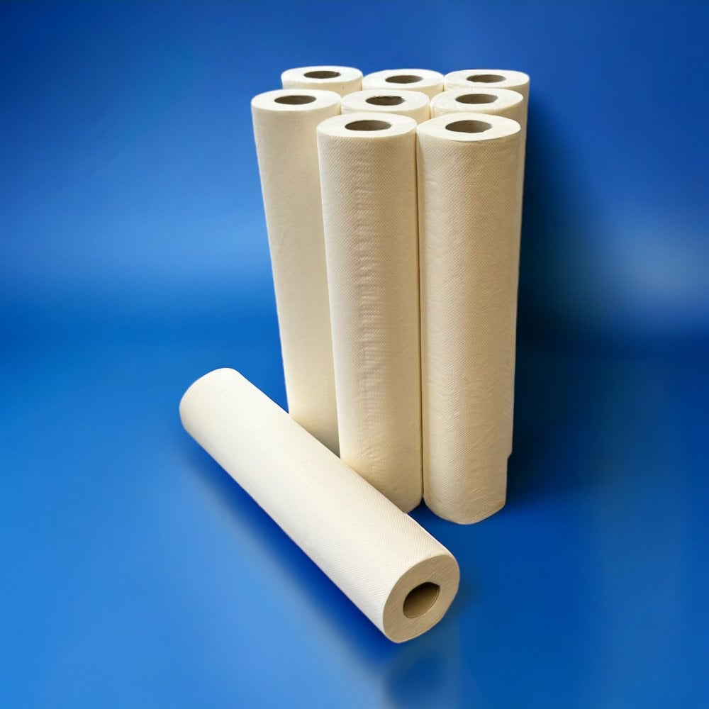 Embossed 2 Ply White Couch Rolls | 2 Cases