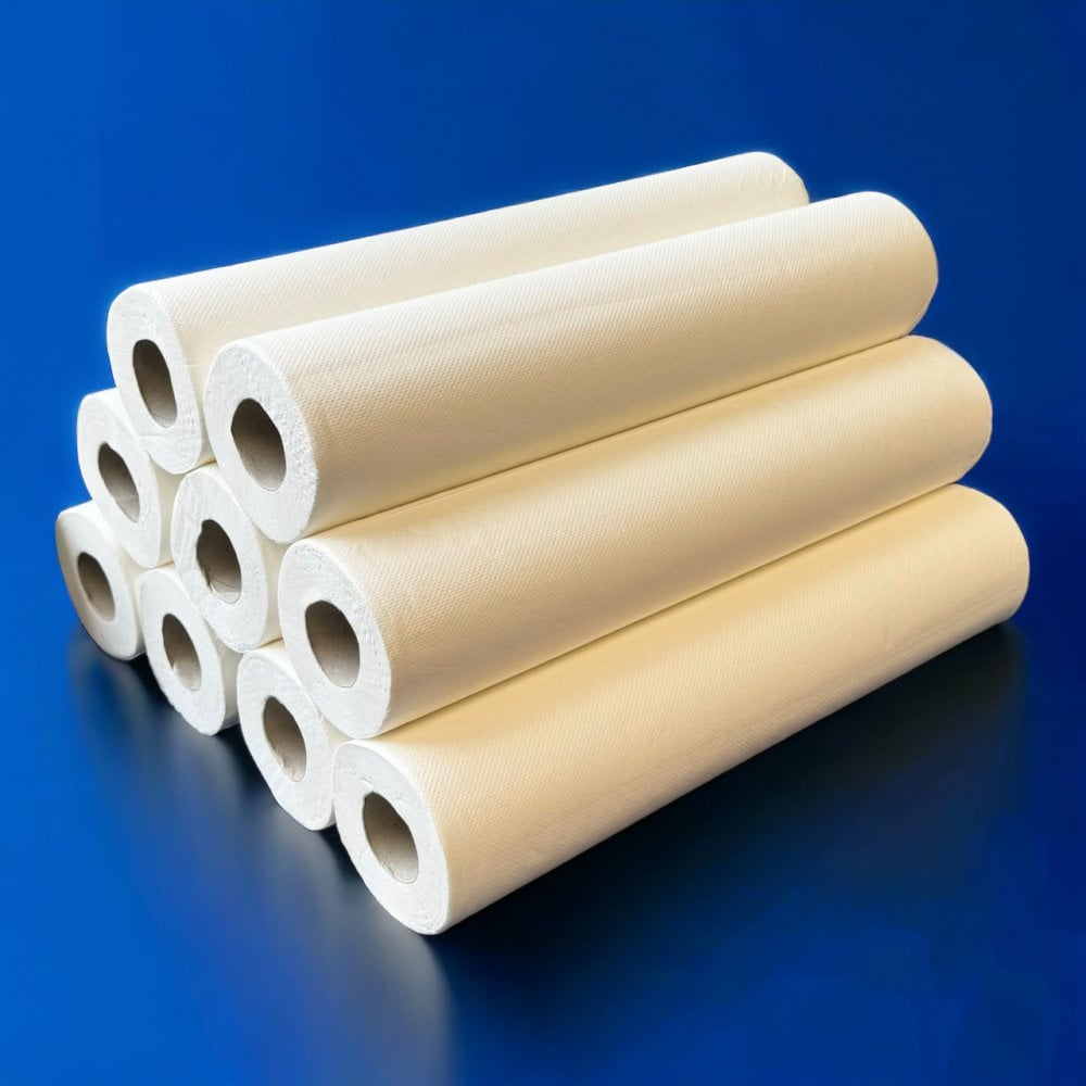 Embossed 2 Ply White Couch Rolls | 2 Cases