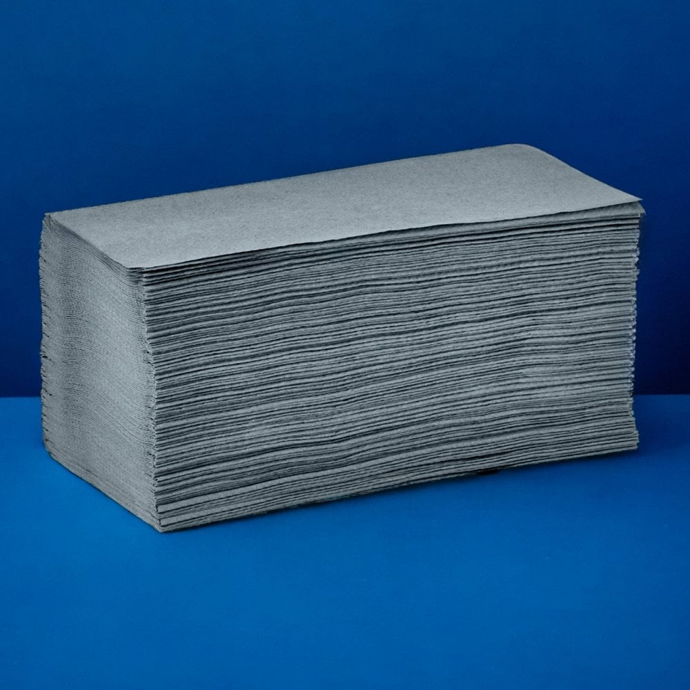 Value 1 Ply - Blue - V-Fold -Paper Hand Towels