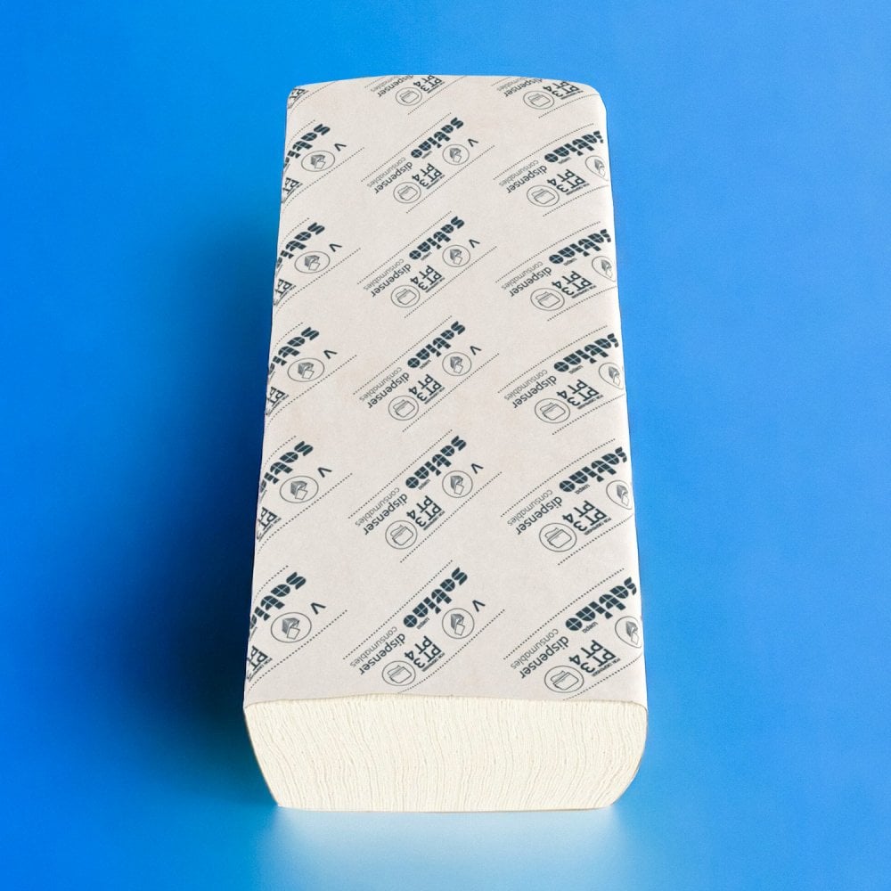 Liquify 2 Ply V-Fold - White Paper Hand Towels