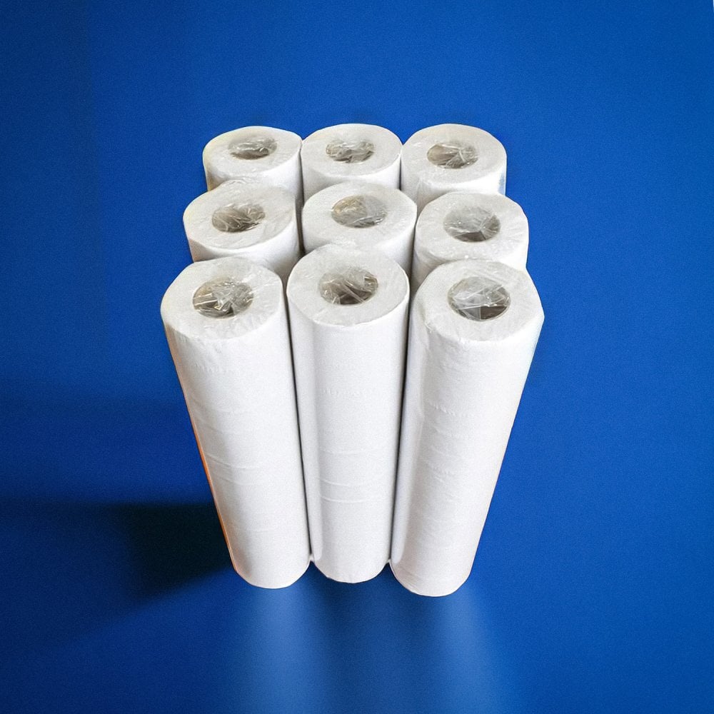 Recycled 2 Ply White Couch Rolls Pallet Deal