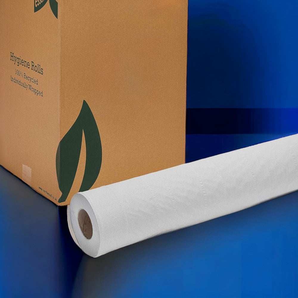 Recycled 2 Ply White Couch Rolls