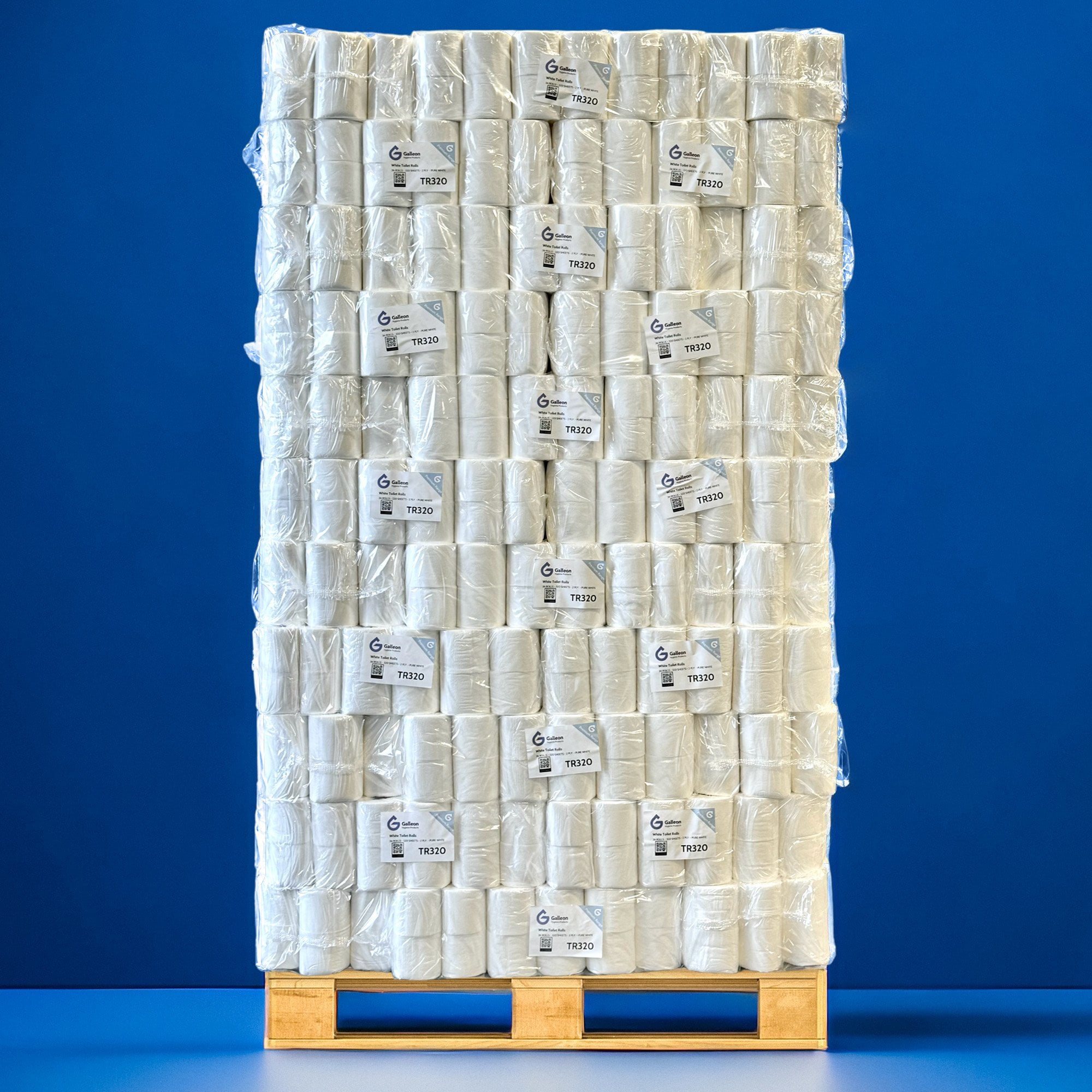 320 Sheet Toilet Rolls - 2 Ply - Embossed