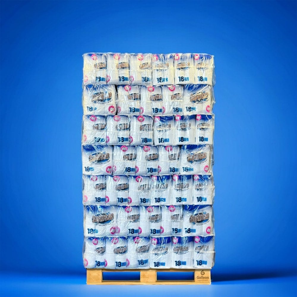 Toilet Paper Pallet - £9.25 Per Case - Free Delivery | 42 Cases