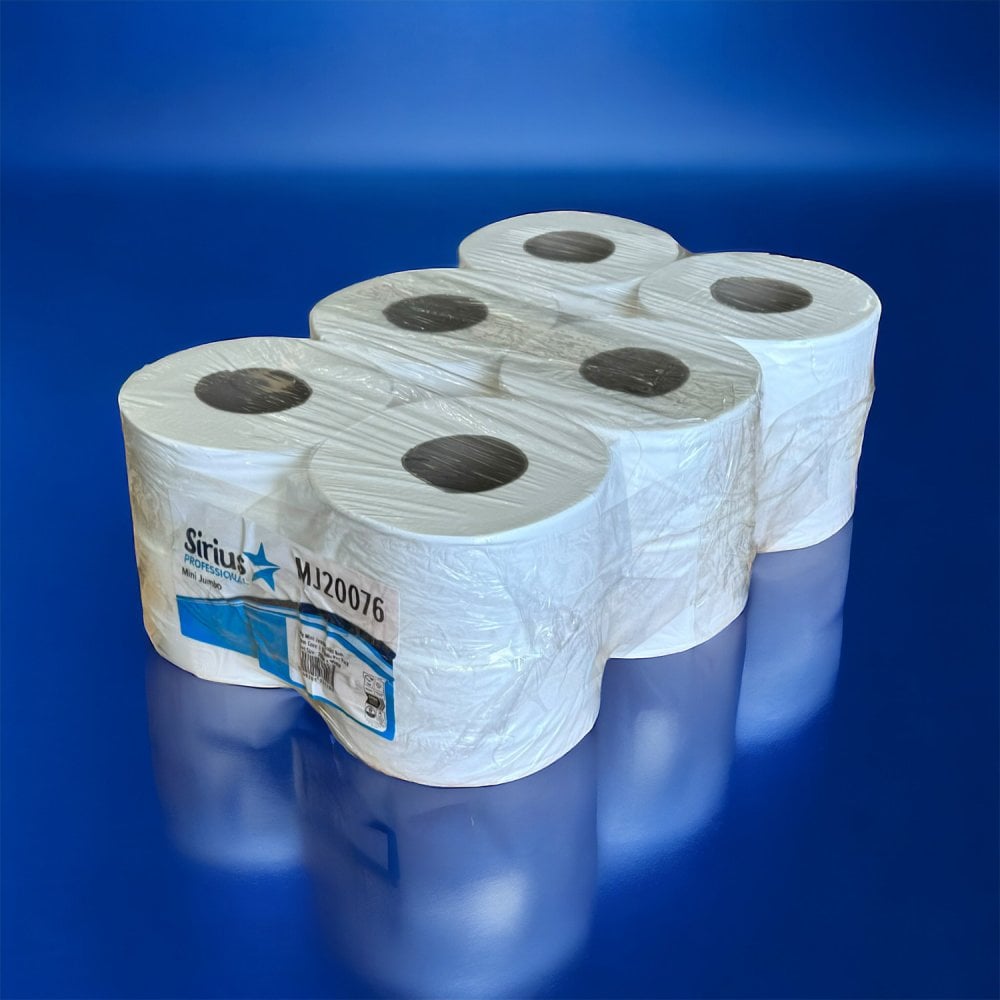 Mini Jumbo Toilet Rolls - 2 Ply - 3" Core - Pallet | 66 Cases