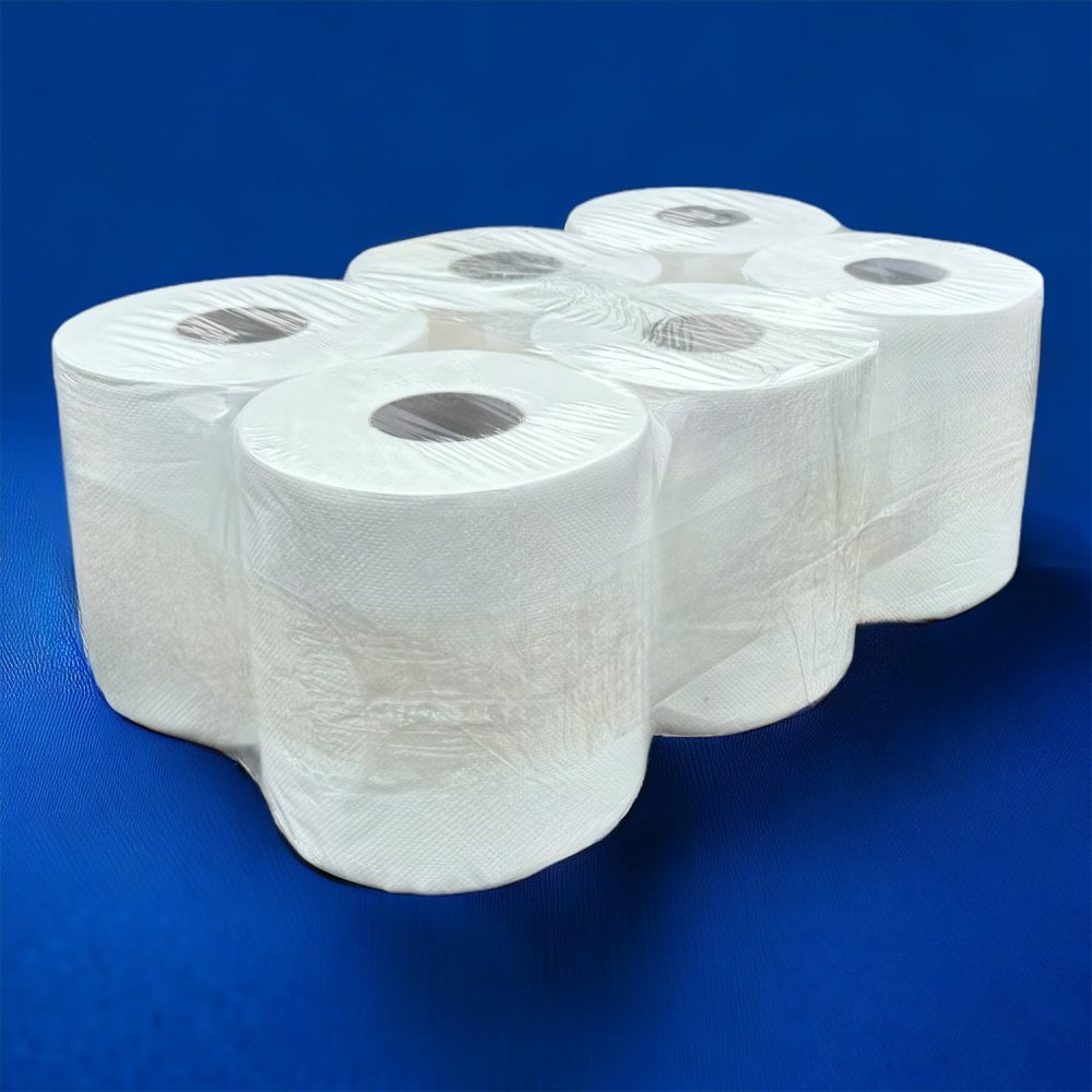 2 Ply White Centrefeed Rolls - Pallet | 84 Cases