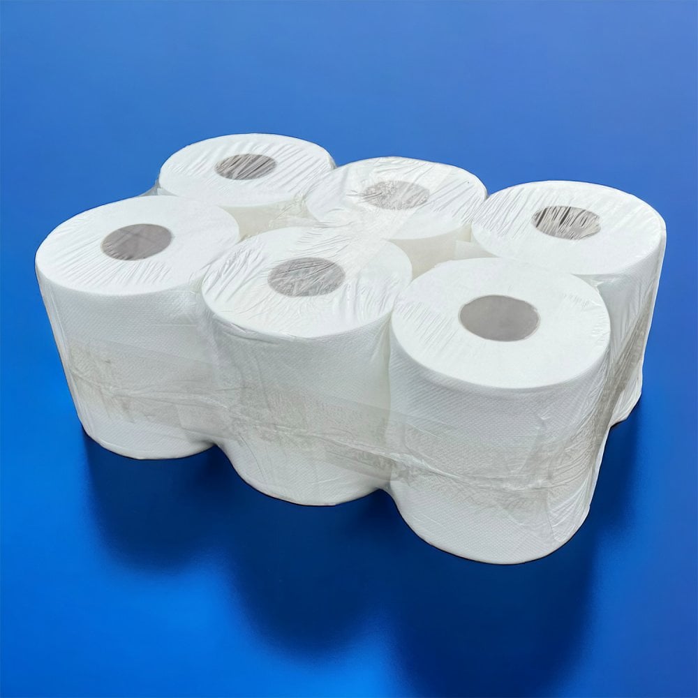 2 Ply White Centrefeed Rolls - Pallet | 84 Cases