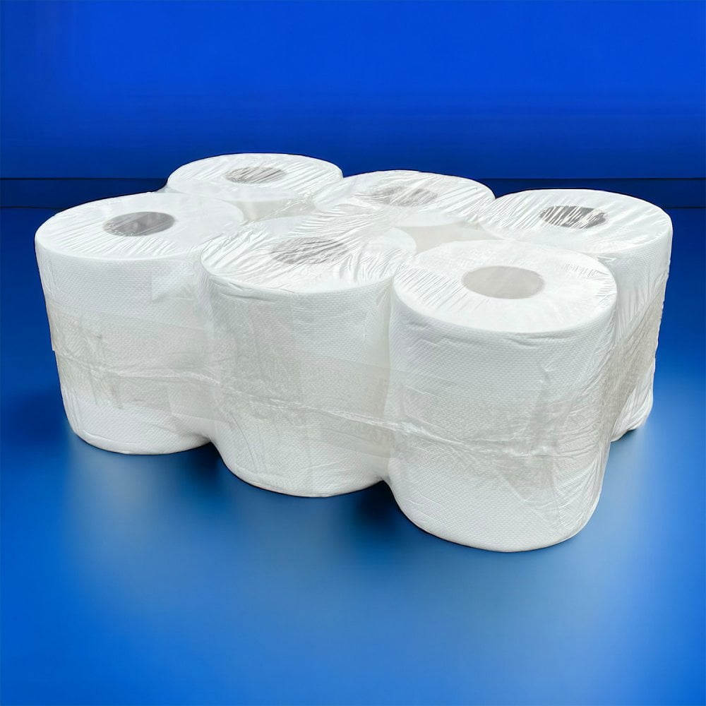 2 Ply White Centrefeed Rolls - Pallet | 84 Cases