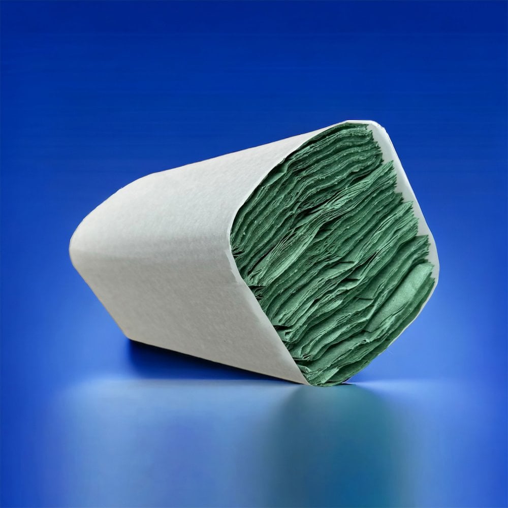 1 Ply - Green - C-Fold - Paper Hand Towels - Pallet | 90 Cases