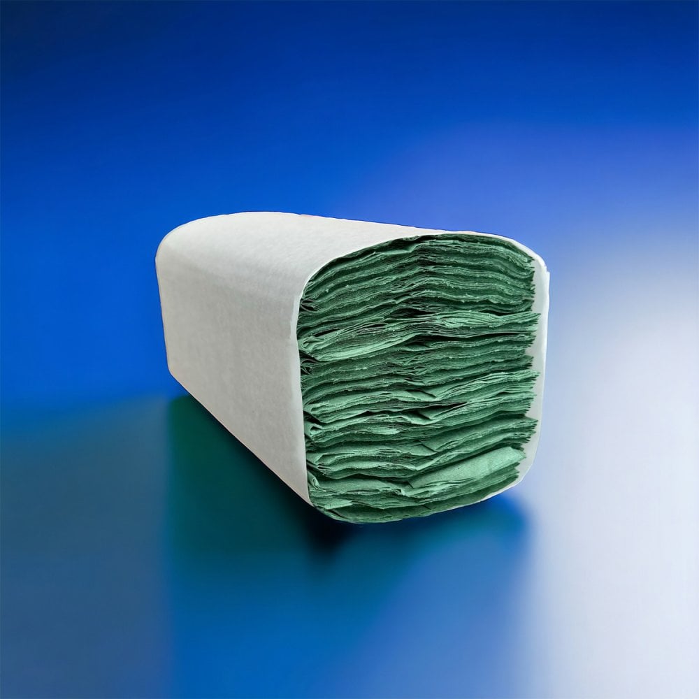 1 Ply - Green - C-Fold - Paper Hand Towels - Pallet | 90 Cases