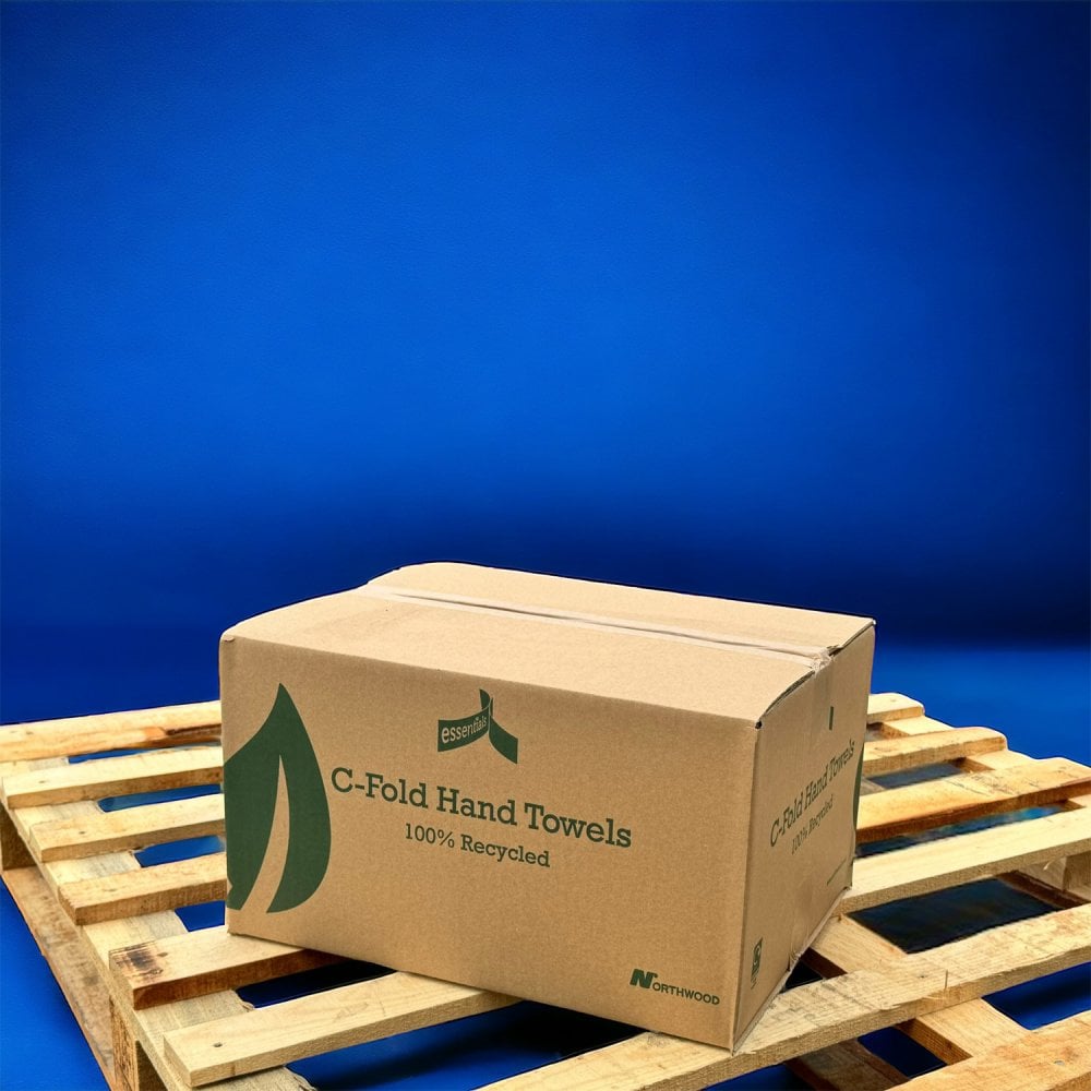 1 Ply - Green - C-Fold - Paper Hand Towels - Pallet | 90 Cases