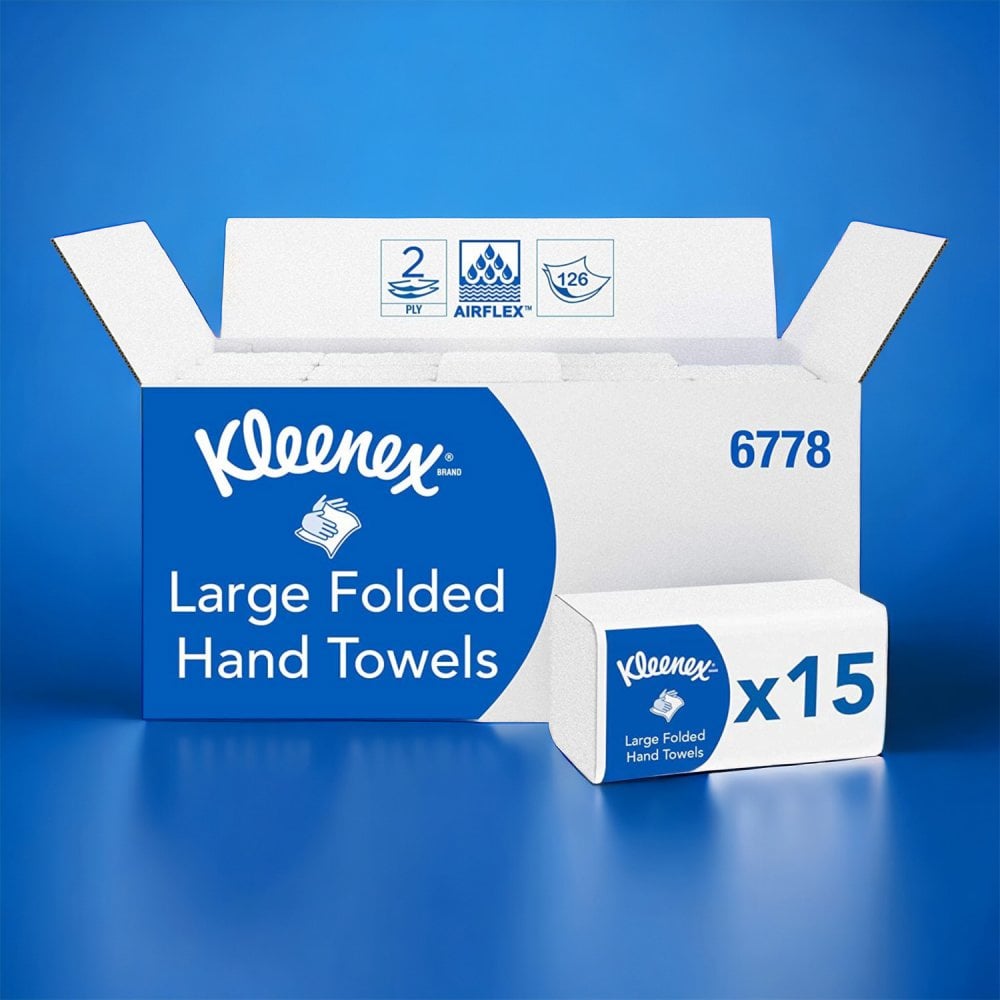Kleenex 6778 - White Interleaved Paper Towels