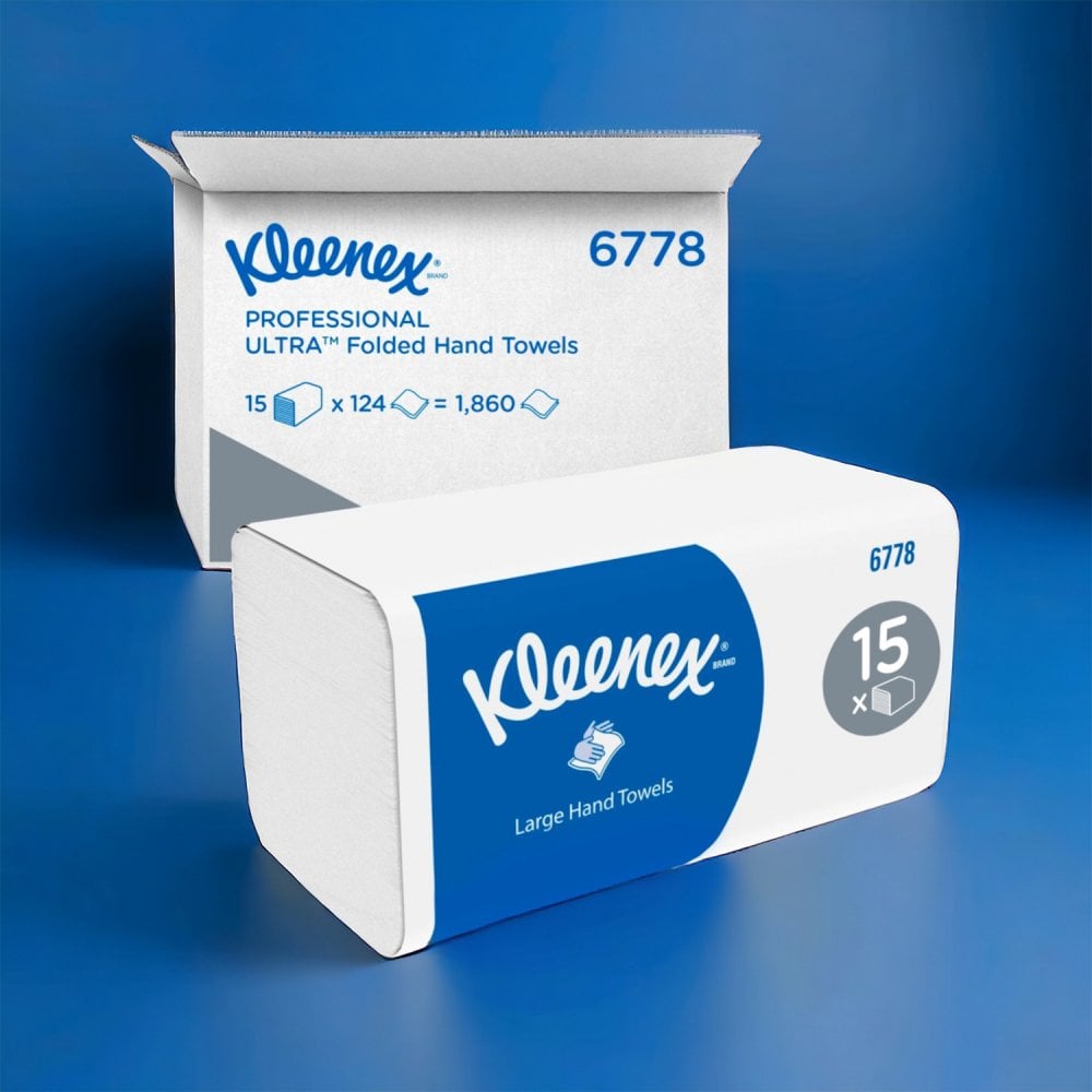 Kleenex 6778 - White Interleaved Paper Towels