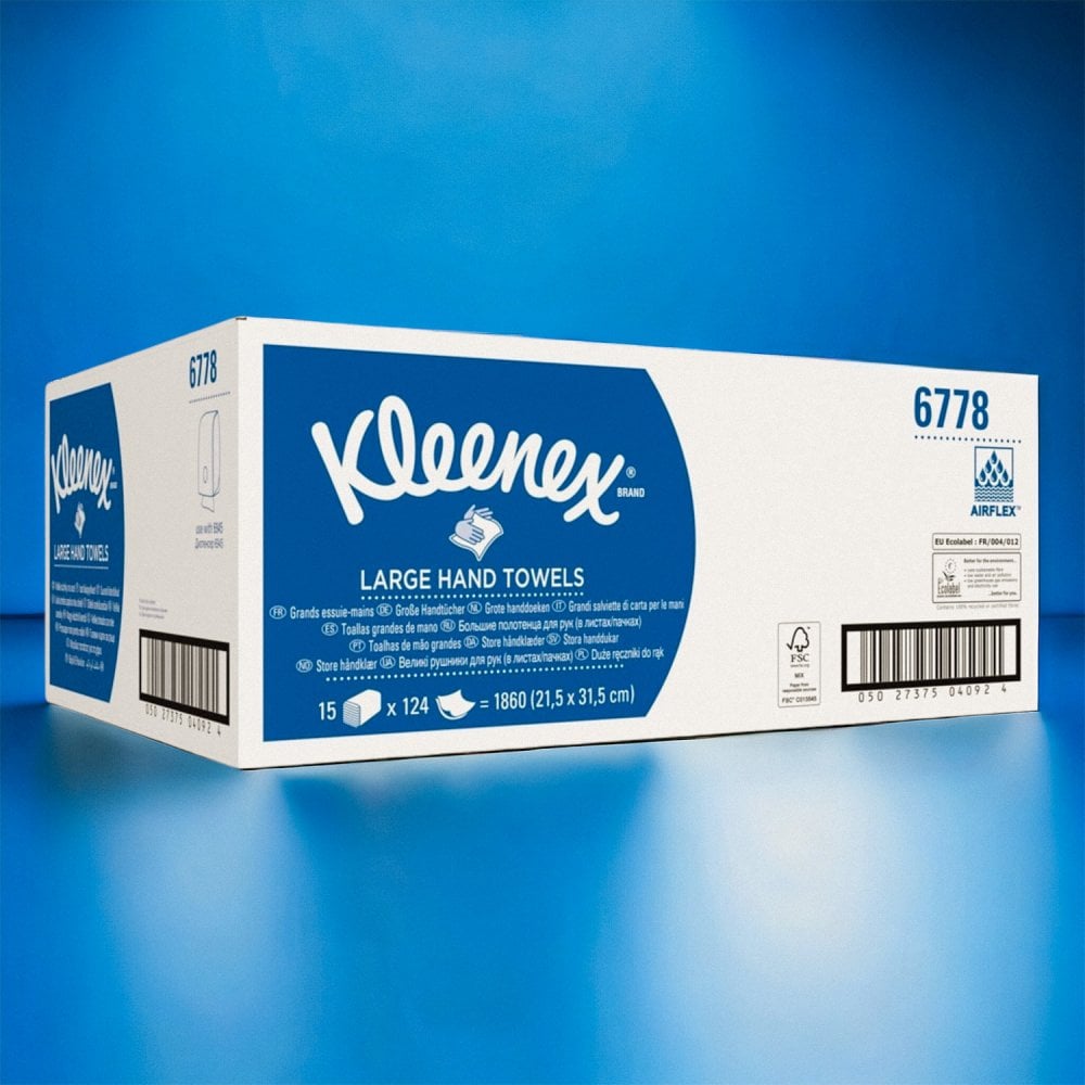 Kleenex 6778 - White Interleaved Paper Towels