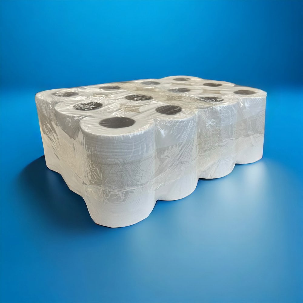 2 Ply White Mini Centrefeed Rolls - Pallet | 84 Cases