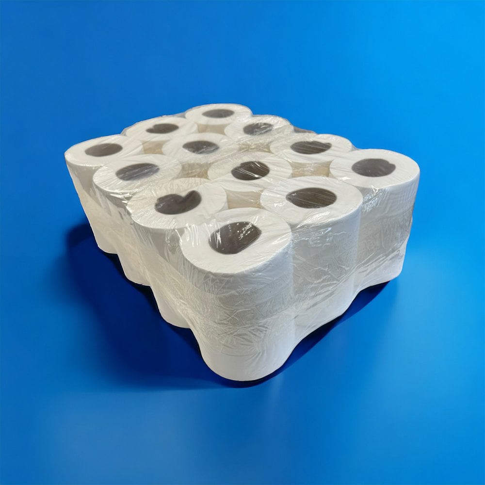 2 Ply White Mini Centrefeed Rolls - Pallet | 84 Cases