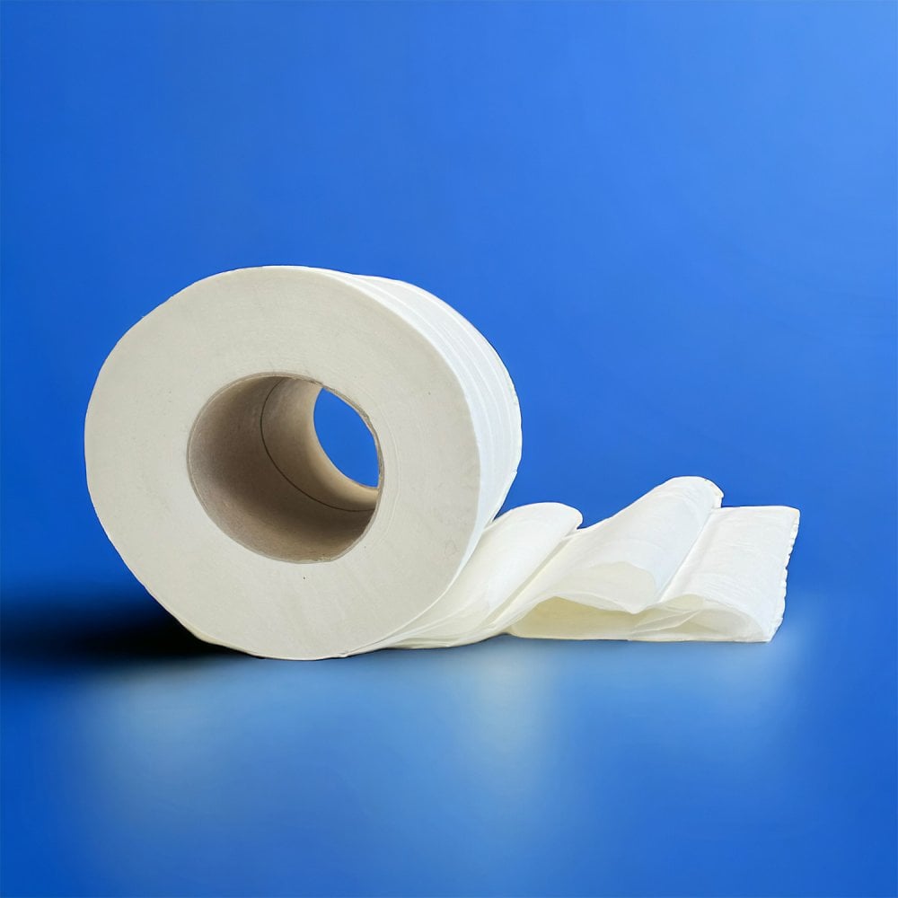 2 Ply White Mini Centrefeed Rolls - Pallet | 84 Cases