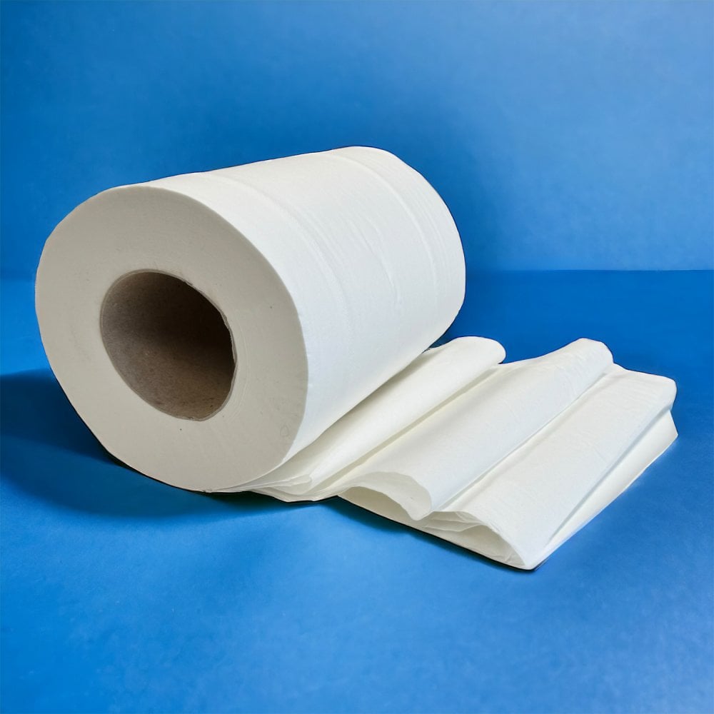 2 Ply White Mini Centrefeed Rolls - Pallet | 84 Cases
