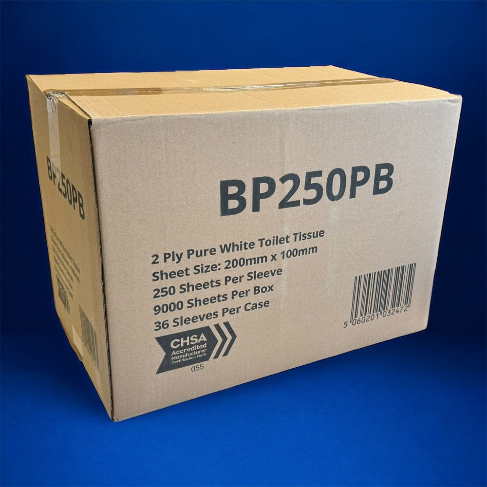 Toilet Roll Bulk Pack - 2 Ply - Pallet | 72 Cases