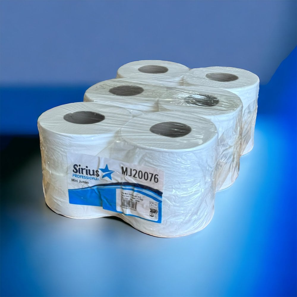 Mini Jumbo Toilet Rolls - 2 Ply - 3" Core