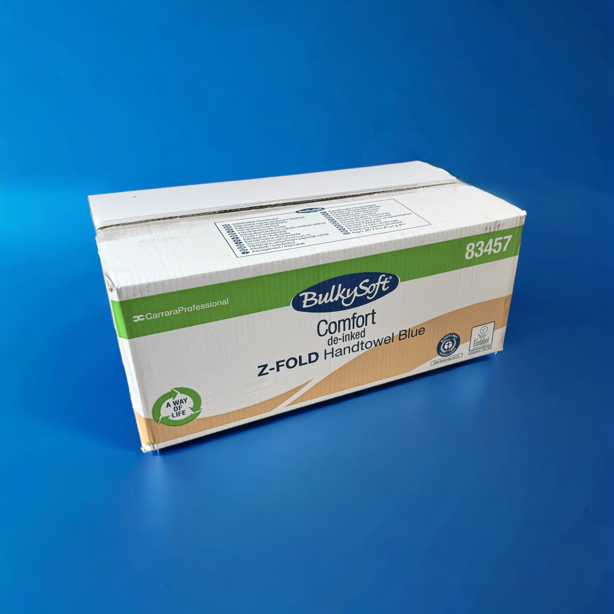 2 Ply - Blue - Interleaved - Paper Hand Towels