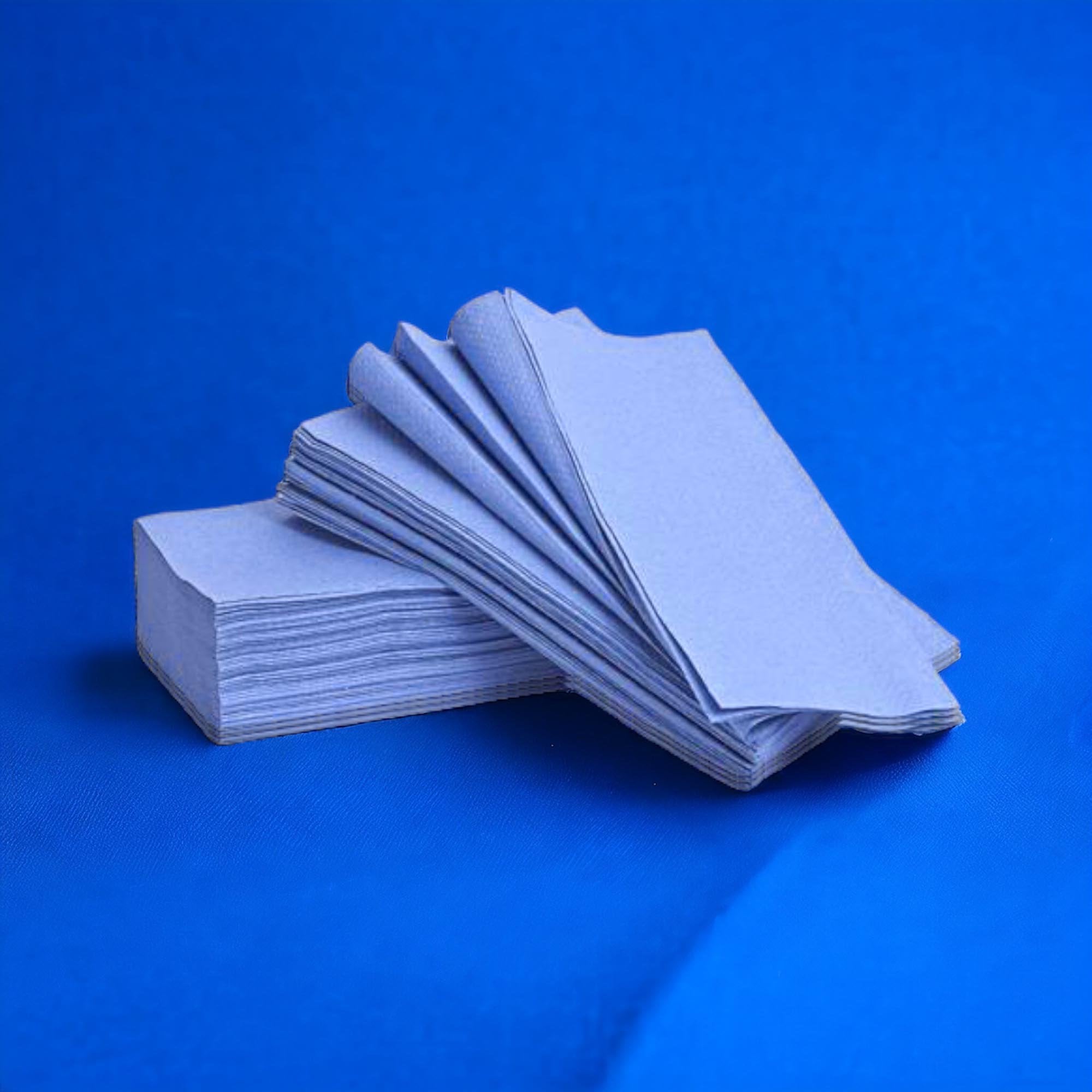 2 Ply - Blue - Interleaved - Paper Hand Towels
